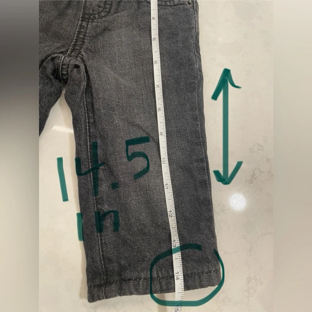 Black‎ Gymboree Fleece Lined Pants Infant Size 6-12 Months